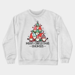 Merry Christmas Gnomies Crewneck Sweatshirt